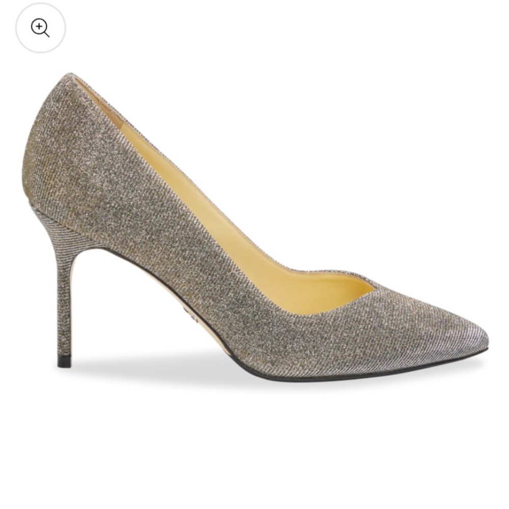 Sarah Flint Perfect Pump 85, Gunmetal Lame